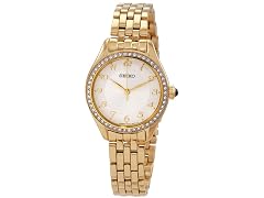 Seiko Essentials Quartz Silver Dial Ladies Watch