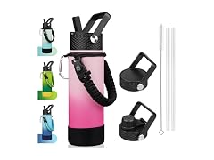 BJPKPK 22oz Insulated Water Bottle Cherry