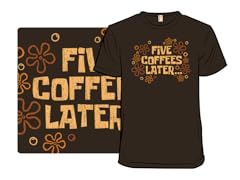 Five Coffee Later Sepia