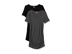 Amazon Essentials Women (XXL) Shirt Heather/Black