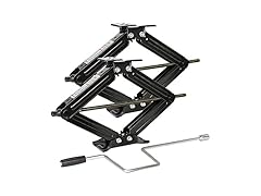 Weize Camper RV Trailer Stabilizer Leveling Scissor Jacks with Handle -24"- 6500lbs - Set of 2 (Open Box)