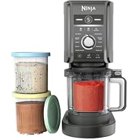 Ninja CREAMi Deluxe 11-in-1 Ice Cream & Frozen Treat Maker with 2 XL Family Size Pint Containers - Factory Reconditioned