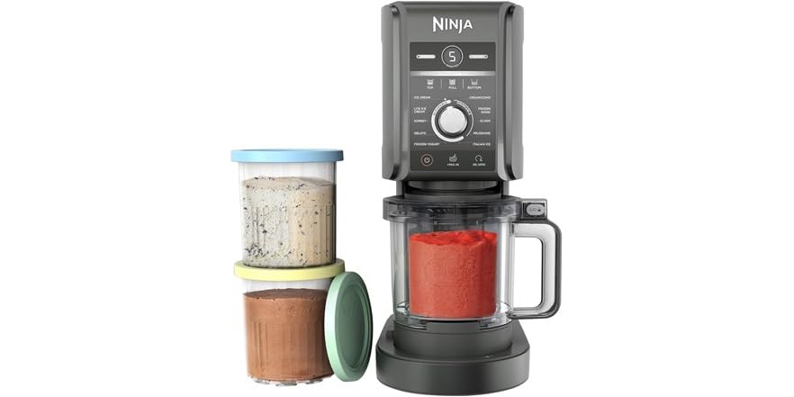 Ninja CN501CO CREAMi Deluxe 11-in-1 Ice Cream & Frozen Treat Maker