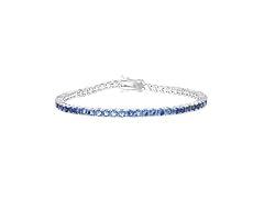 Created Tanzanite Tennis Bracelet 