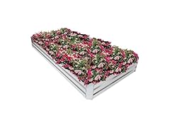 Sunnydaze Galvanized Steel 4 x 8 ft Garden Bed