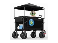 PORTAL B0DM1XSJJW WAGON WITHRemovable Canopy, Black