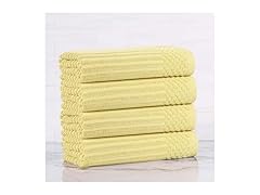 Superior 4 Piece Cotton Bath Towel Set
