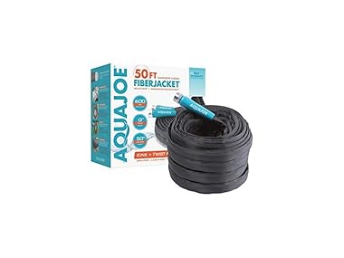 $9.99 Aqua Joe 50' FiberJacket Kink-Free Hose dealfomo