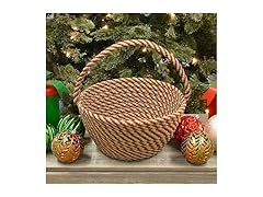 Colonial Mills Twist Basket - Red/Green