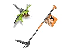 Toiclebor SDWP-021 Stand Up Weed Puller Tool, Matte Black