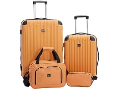 Travelers Club Midtown 4PC Luggage Set - Your Choice