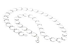 Sterling Silver Circle Bead Chain