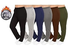 3Pk Asst Womens Super Heavyweight Sweatpants