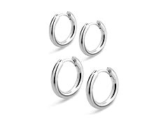 KRKC&CO NS610132 Hoop earrings men
