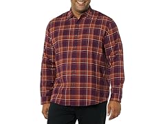 Amazon Essentials Mens Flannel Shirt, M