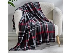 Noble House Midnight Plaid Throw (2 Pack)