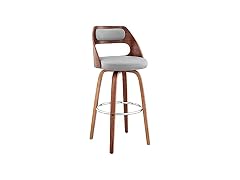 Armen Julius Swivel Bar Stool 26", Gray