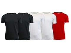 GBH Men's Soft Cotton T-Shirt 5-Pack