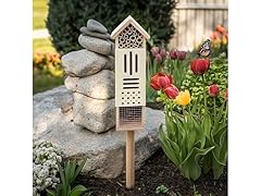 Touch of ECO Bee & Butterfly Wooden Home