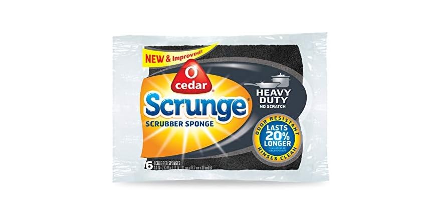 Pack De 4 éponges De Récurage Scrunge Heavy Duty - Super Absorbantes Et Résistantes