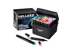 Alcohol Markers Set, 60 colors Alcohol