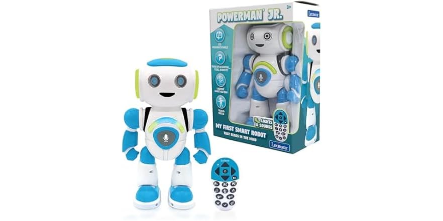 LEXiBOOK Powerman Jr. Smart Interactive Toy Robot
