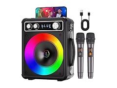 VOSOCO karaoke machine w/ 2 Wireless Microphones