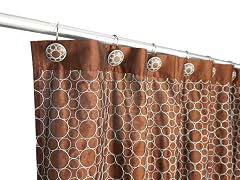 Cobblestone Shower Curtain & Hooks