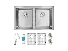 Elkay Crosstown 16 G SS 30" Sink Kit w Filter Faucet