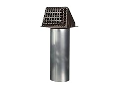 Deflecto Dryer Vent Hood Assembly Brown