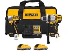 DEWALT DCK2101QQ2 20V MAX Cordless 2-Tool Combo Kit