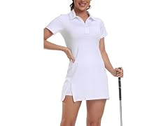 GGOV Women's (L) Womens Two Piece Tennis Gol White