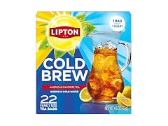 22CT Lipton Cold Brew Iced Tea Bags, Family Size