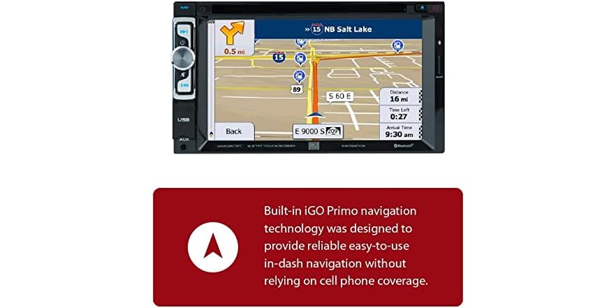 Dual Electronics XNAV267BT 6.2-inch LED