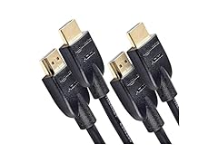 (2 PACK) Amazon Basics HDMI Cable - 3ft