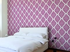 French Garden Damask Plum Tiles