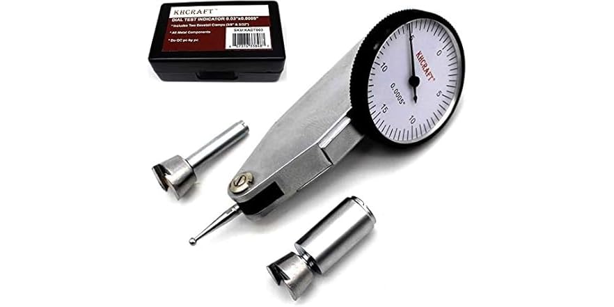 KHCRAFT Dial Test Indicator w/Clamps