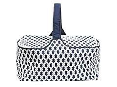 Nautical 18" Insulated Basket, Rope