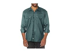 Dickies Men (M) Relaxed Long-sleeve Work Shirt