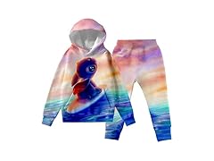 3D Print Pullover Sweatshirts With Pants
