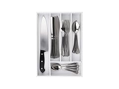 Pristine Bamboo Kitchen Drawer Organizer