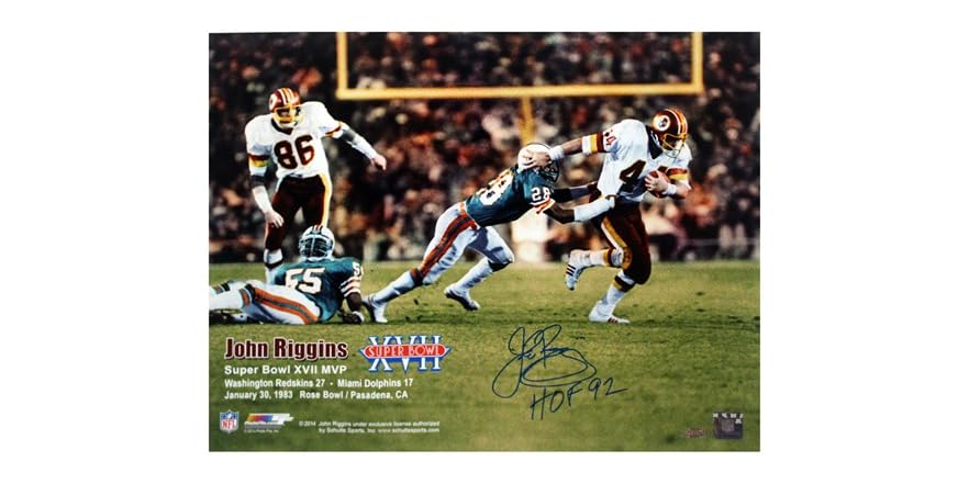 John Riggins Signing John Riggins Signed 16x20 Photo