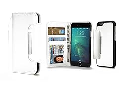 Urge Basics Wallet iPhone 6+ Case, White