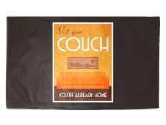 The Couch is Closer 3' x 2' Rug