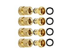 RAINPOINT Brass Hose Fittings 4-Set