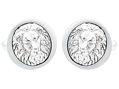 Stainless Steel Lion Cufflinks