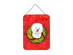 Caroline's Treasures SC9093DS1216 Bichon Frise Aluminium Metal Wall or Door Hanging Prints-16" x 12"
