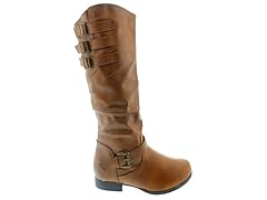 Riding Boots 3 Buckle, Tan