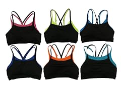 6Pk Double Layered Sports Bras