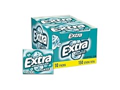 10PK EXTRA Polar Ice Chewing Gum Packs, Sugar Free